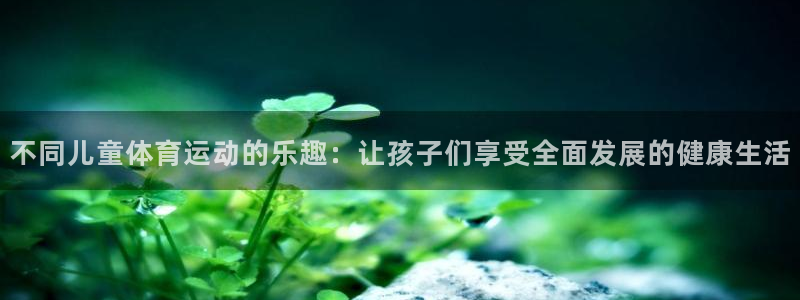 不同儿童体育运动的乐趣：让孩子们享受全面发展的健康生活